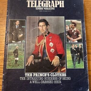 Telegraph Sunday Magazine “The Prince’s Clothes”